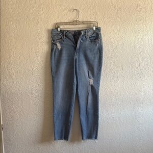 Old Navy Blue Ankle Cropped Jeans